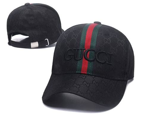 gucci baseball cap size|gucci hat men black.